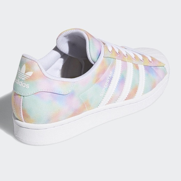 adidas superstar tie dye shoes